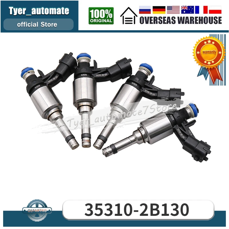 

Для 2012-2017 Hyundai Accent 2012-2017 Hyundai Veloster 2012-2016 Kia Rio 2012-2016 Kia Soul 35310-2B130 топливный инжектор