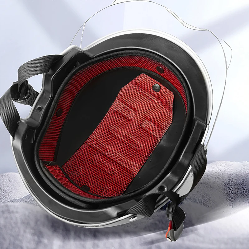 1pcs Motorcycle Helmet Men Woman Electric Riding Lens Helmet Four Seasons Comfortable Ventilation Adjustable Safety Helmet