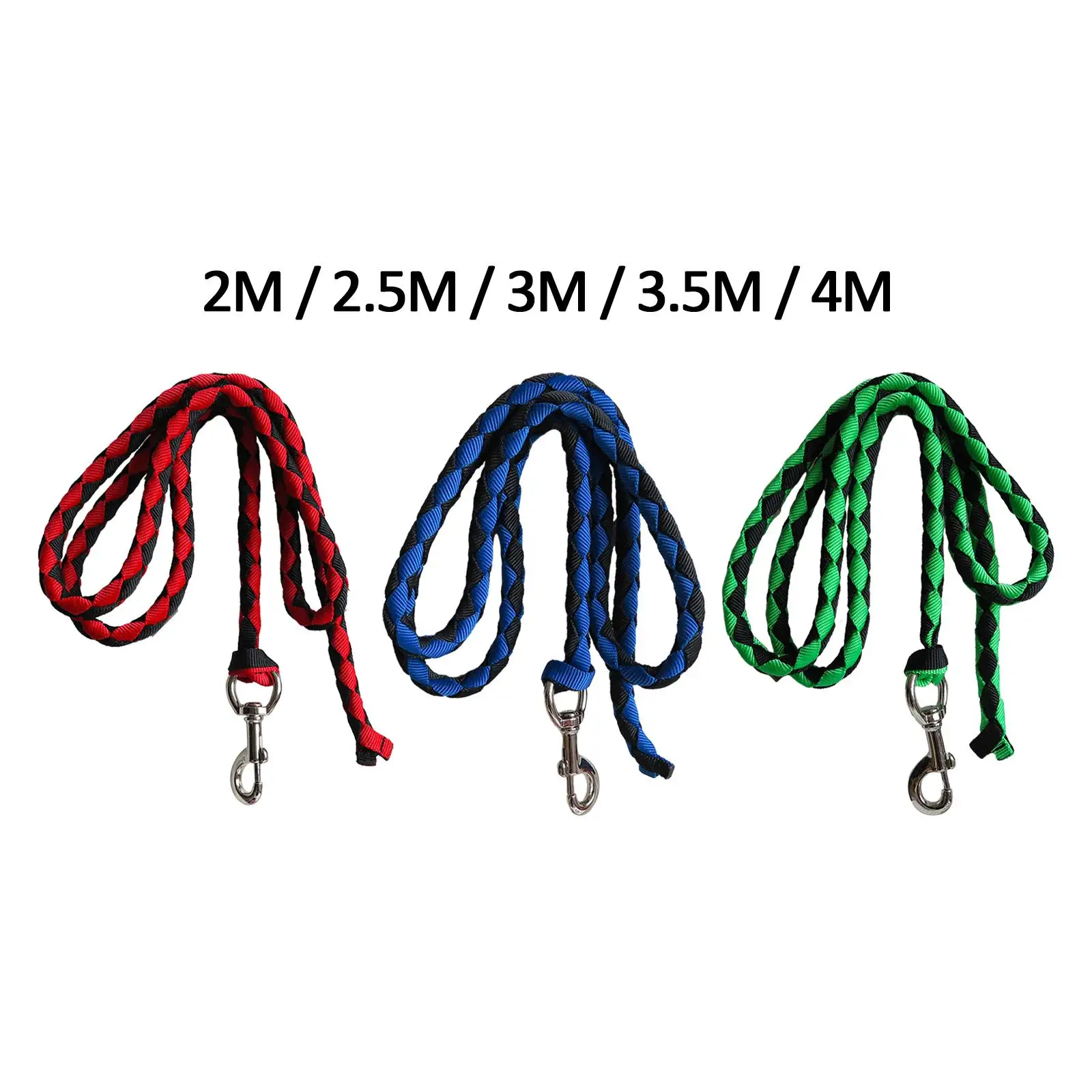 Horse Lead Rope Heavy Duty Horse Rope Leash Rein Swivel Buckle for Livestock