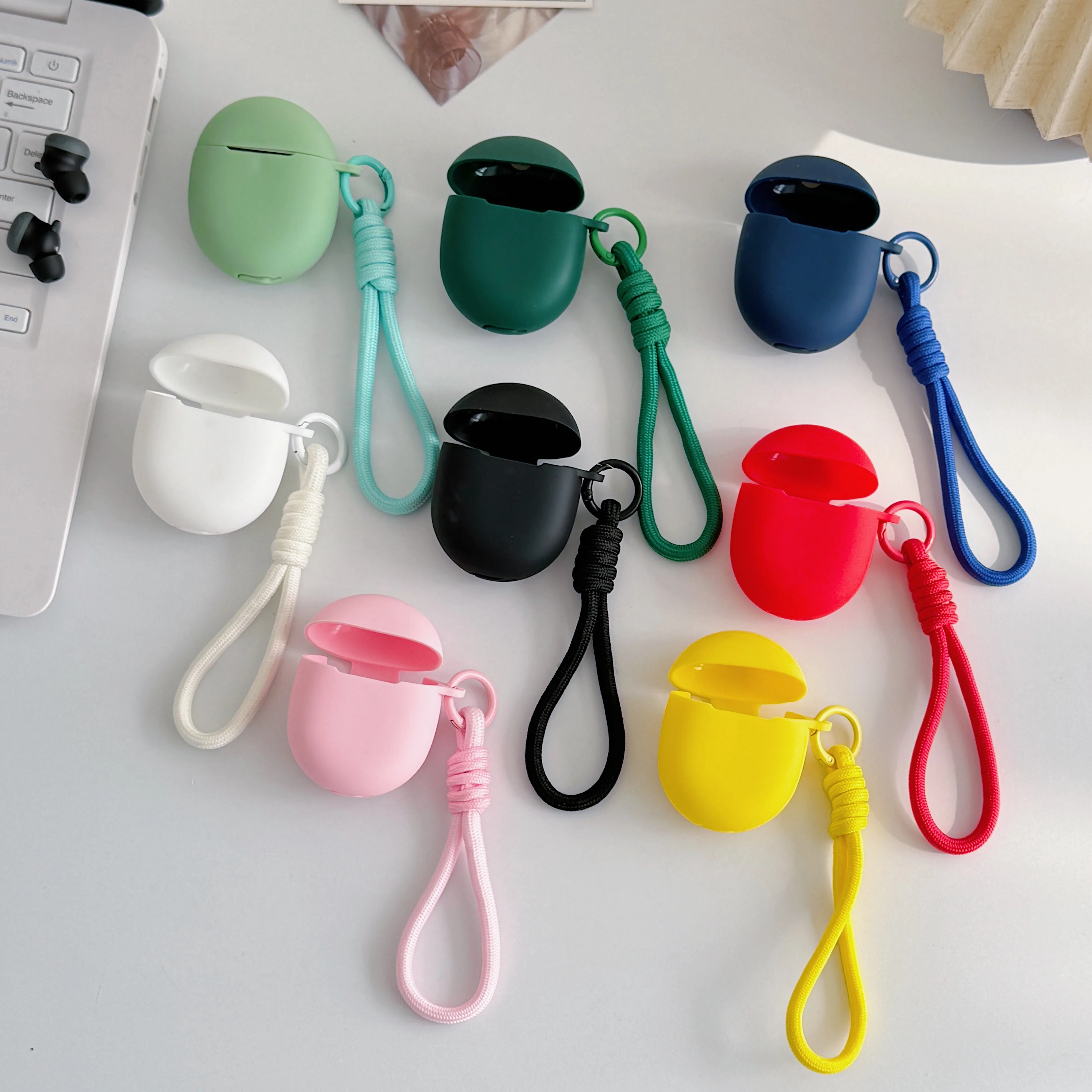 Premium Protective Case with Hook for Wireless Bluetooth Earphones