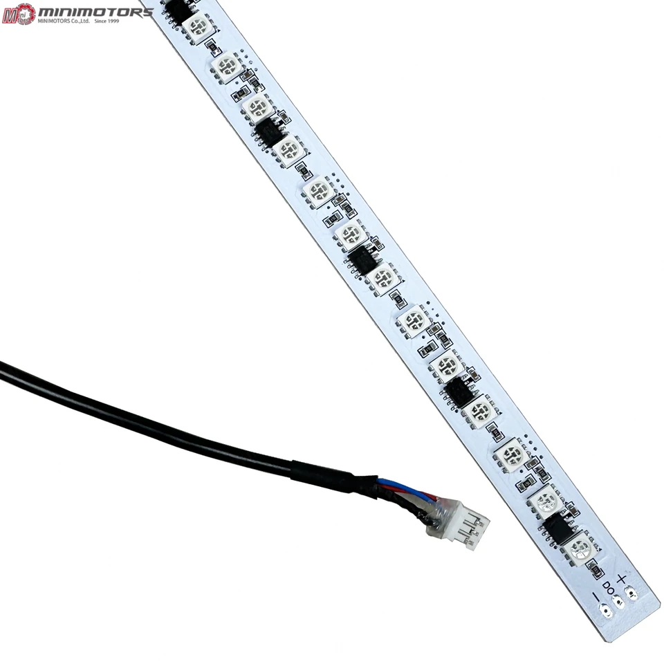 Accessoire trottinette électrique Minimotors Barre LED Lumineuse Bras