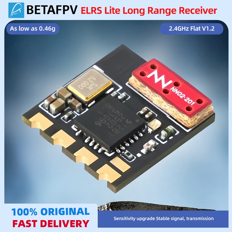 Antenne plate récepteur ExpressLRS Lite V1.2 2.4GHz 0.46g