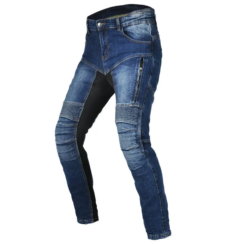 남성용 사계절 케블라 모터사이클 라이딩 팬츠 VOLERO, 업그레이드된 보호 장비 통기성 바이커 진