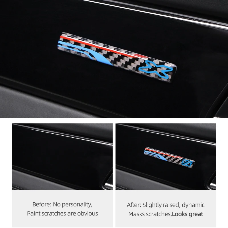 탄소 섬유 대시보드 패널 스티커, 자동차 인테리어 트림, 차체 장식 액세서리, BMW 3 시리즈 E90 E92 E93 F30 F32 F34 G20