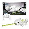 Toys RC Animal Model Electric Pets Robot lizard Remote Control Roar Walking LED Light Funny Novelty Boys Gifts Toys For Children 4