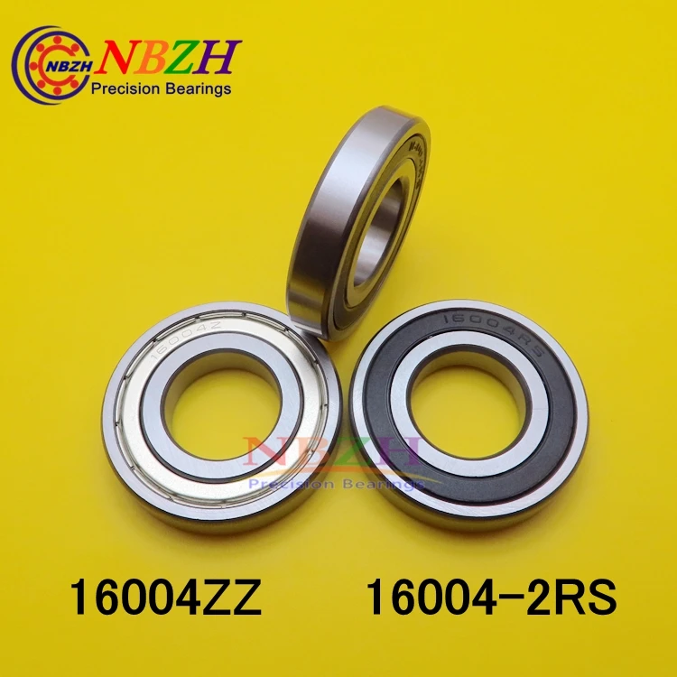NBZH Bearing Double Shielded Deep Groove Ball Bearings 16004 16004-2RS 16004ZZ 20*42*8 Mm 1pcs
