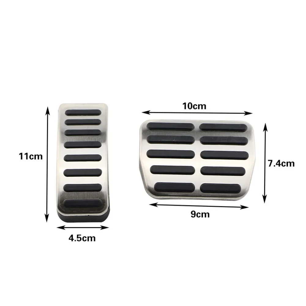 Stainless Steel Car Pedals Gas Brake Foot Rest For Volkswagen VW Polo Golf 4 Bora Beetle RSi GTI R32 For Audi A3 8l Seat car pedals