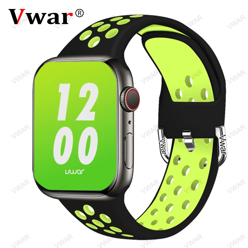 Смарт-часы Vwar DT7 MAX Серии 7 1 9 &quotбесконечный экран NFC GPS трекер Bluetooth Вызов для