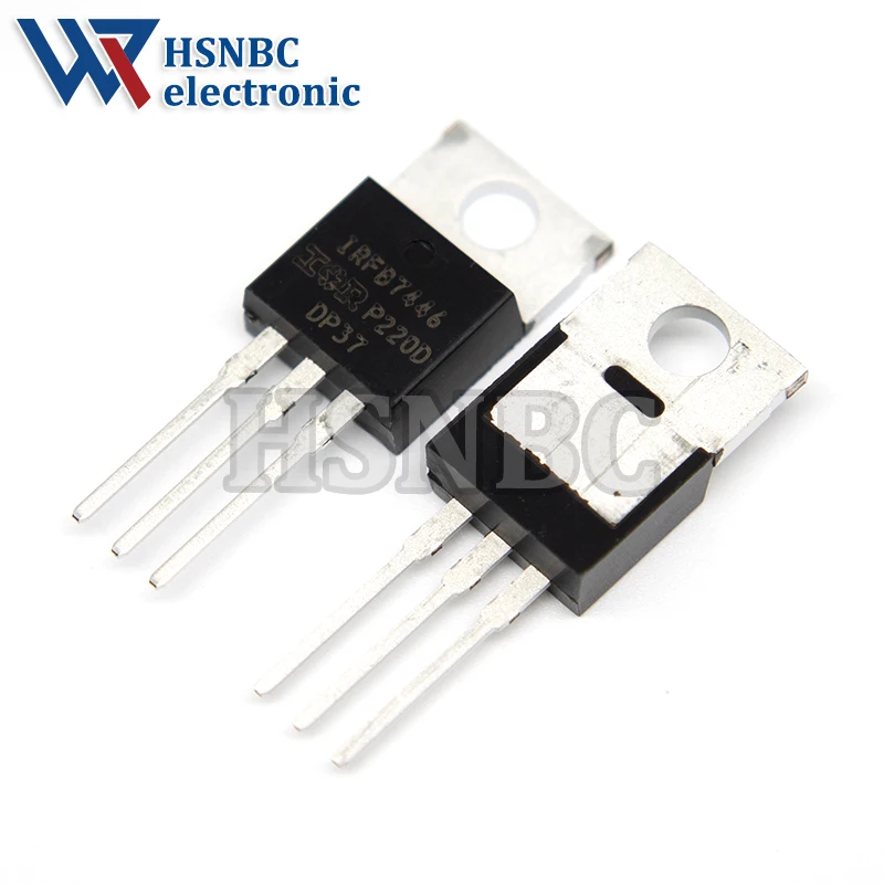 10Pcs/Lot IRFB7446 IRFB7446PBF TO-220 123A 40V MOSFET N-Channel Power Transistor New Original