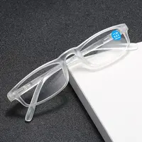Fashion Transparent Reading Glasses Anti Blue-ray Glasses Senior Citizens Ultralight Presbyopia Eyeglasses Far Sight Eyewear 1