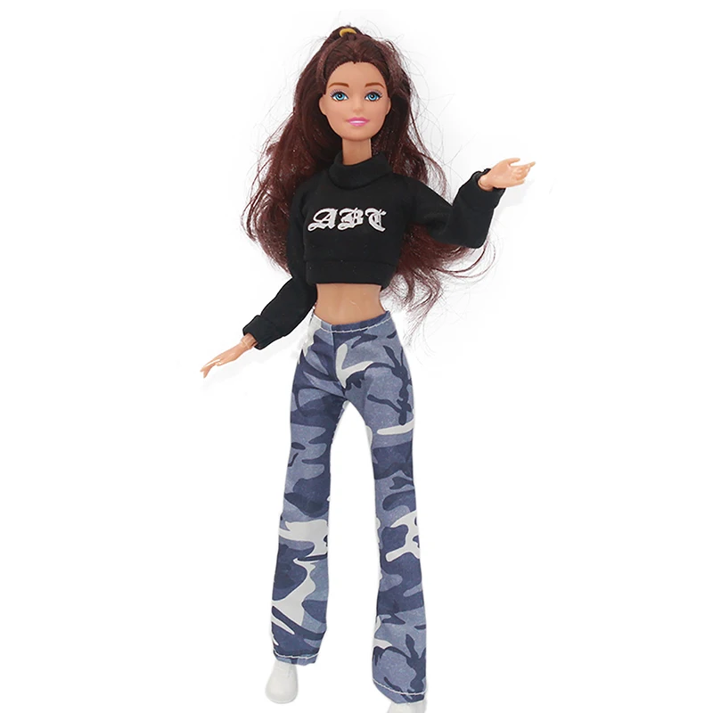 30cm Doll Full Set  with Clothes and Shoes Famale Doll with Clothes Suit Accessories Girls Play House Dress Up Toy 4