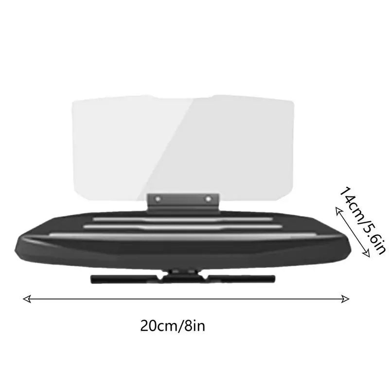 Windshield Screen Projector Car Projector Heads Up Display For Smartphone Reusable Car Mobile Phone Holder With HD Image