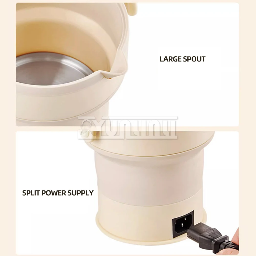 Portable Folding Electric Kettle Multifunctional Travel Electric Kettle 600W Travel Must-have Gadget 6