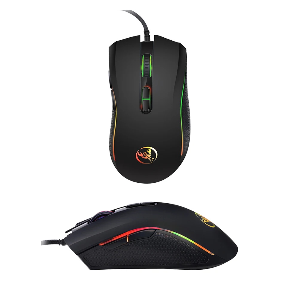 High-end Optical Professional Gaming Mouse With 7 Bright Colors Led Backlit And Ergonomics Design 6 Buttons 3200dpi For Lol Cs | Компьютеры