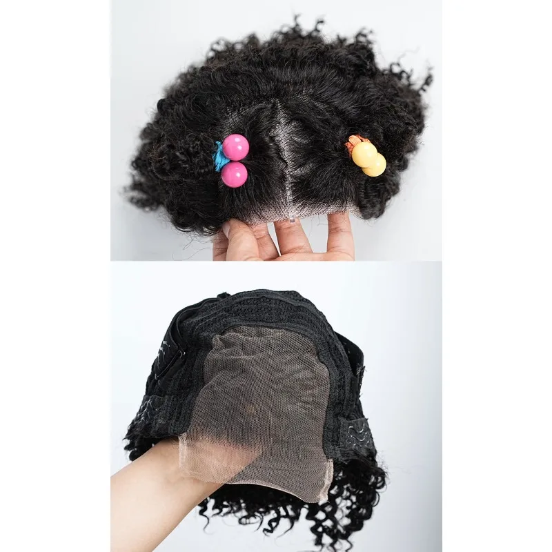 Close-up texture of kinky curls