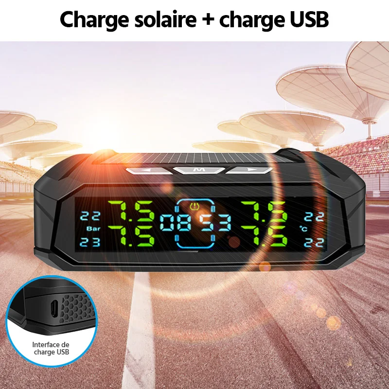 Tpms Capteur de voiture, système Intelligent à 8 bars, for camion Tpms Capteur de voiture, système Intelligent à 8 bars, for camion