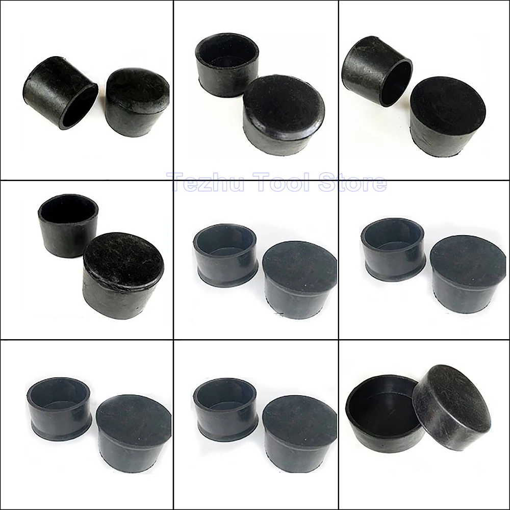 

10mm-45mm New Round Bottom Socks Floor Protectors Pads Plastic Pipe Cover Chair Leg Caps Furniture Feet