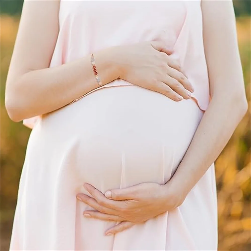 Bohemian cross-border bracelet cord weaving rope women's handmade aquamarine redwood pattern jewelry hand-woven