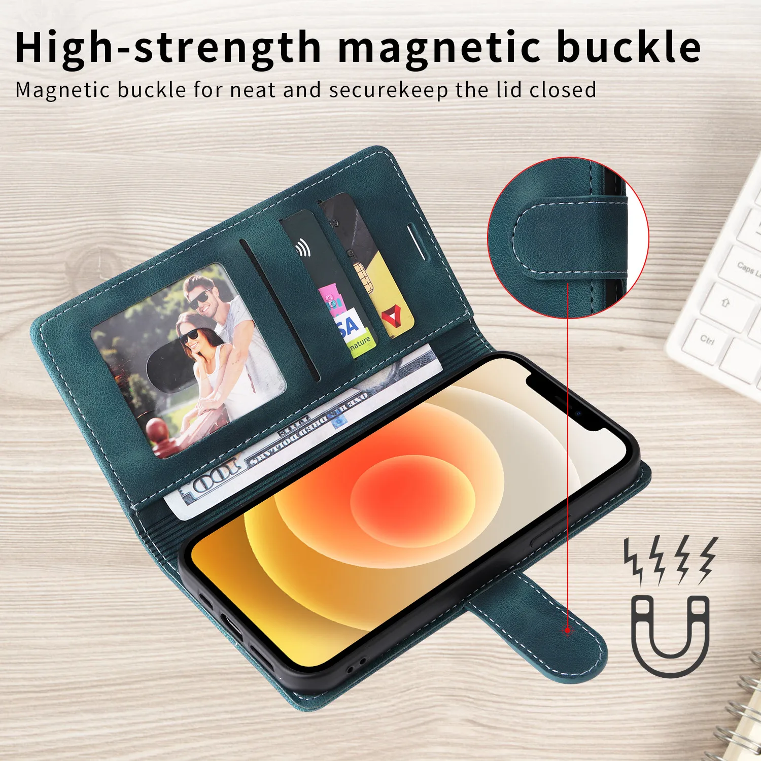 Phone Case Leather Flip Phone Case for Samsung Galaxy S10 Plus S20 S21 FE S22 S23 S24 S25 Ultra Note 10 20 Ultra Wallet Bracket Cover