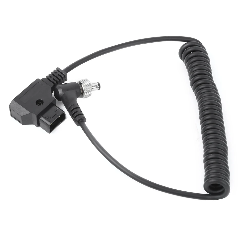 D‑ TAP Plug to DC Port DC Monitor Supply Cable Plastic Black Spring Power Wire with Lock D‑ TAP to Power Cable
