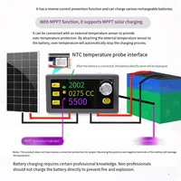 Convertisseur Buck-Boost 120W, alimentation régulée réglable, entrée, tension constante et courant Constant, Module de charge solaire 5