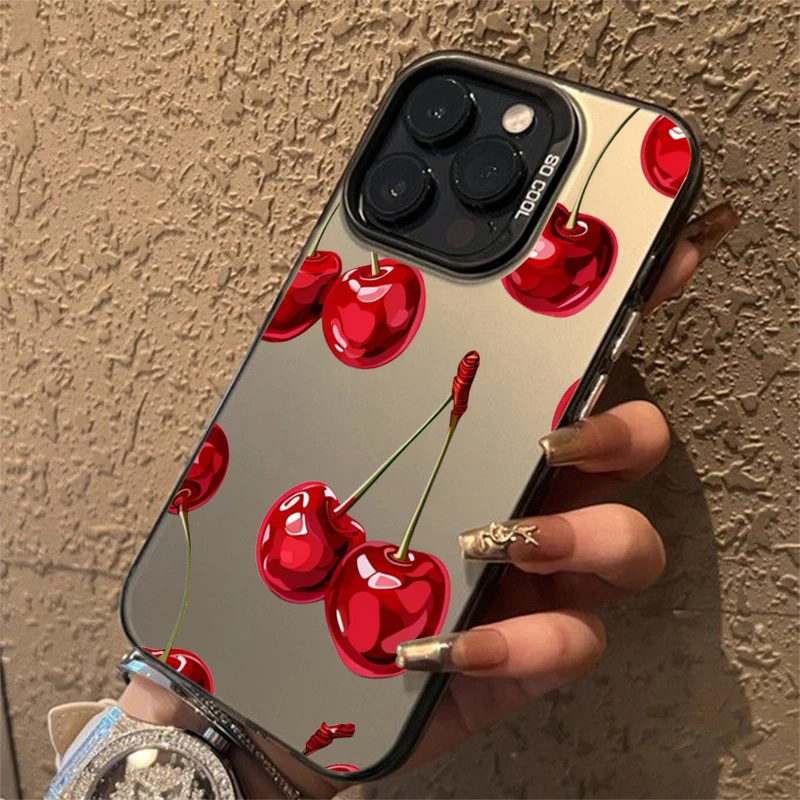 Red Cherry Shockproof TPU Phone Case