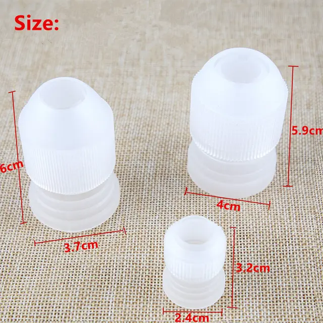 Kis/Nagy Méretű Csatlakozó Adapter Tészta Szerszámok Jegesedés Csövek Fúvókák Tippek Torta Díszítő Konverter Csővezeték -Tippek - Image 6