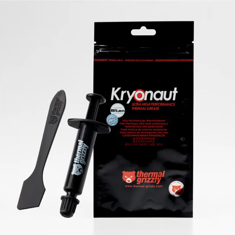 Thermal Grizzly Kryonaut CPU 열 페이스트 노트북 그래픽 카드 복합 냉각 실리콘 그리스 1g/5.5g/11.1g/37g