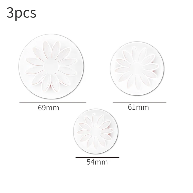 3Pcs Daisy Flower