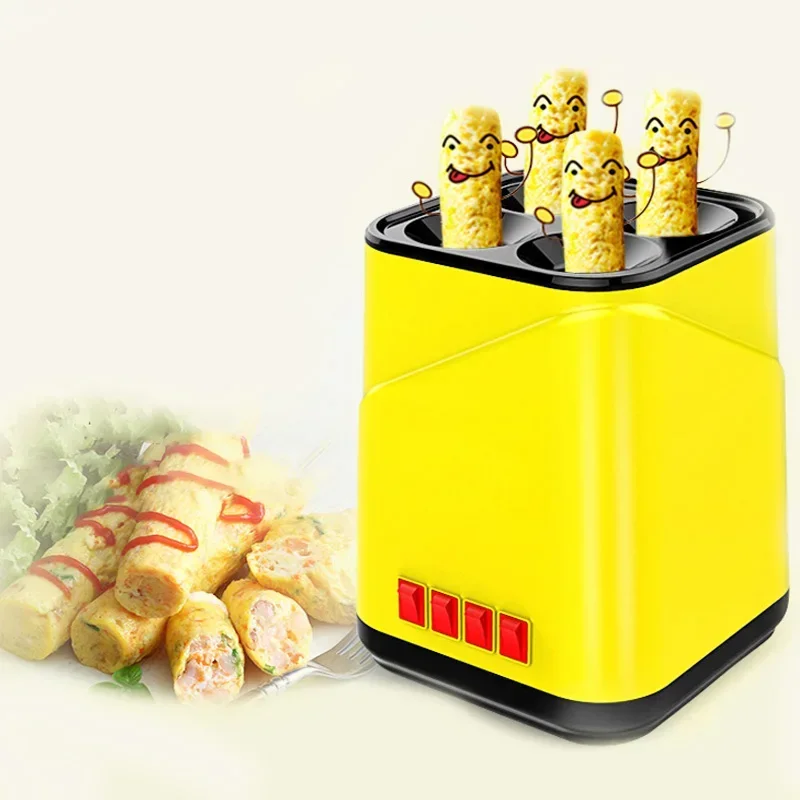 220V Egg Roll Machine Fully Automatic Electric Sausage Egg Roll Cooking Machine