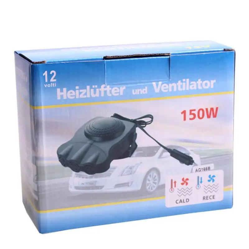 

Car Heater Defroster Car Heater And Defroste Defrost Demister Multi Function Car Interior Heater Three Head Air Heater 12V 150W