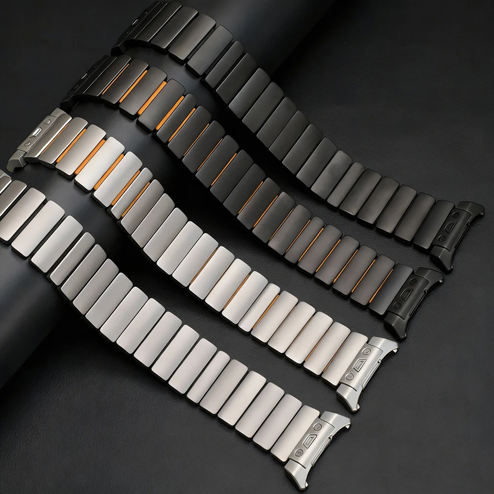 Luxury Titanium Strap for Samsung Galaxy Watch Ultra 2025 Ultra2 Rubber Business Band for GALAXY WATCH ULTRA 47mm 2024 Watchband