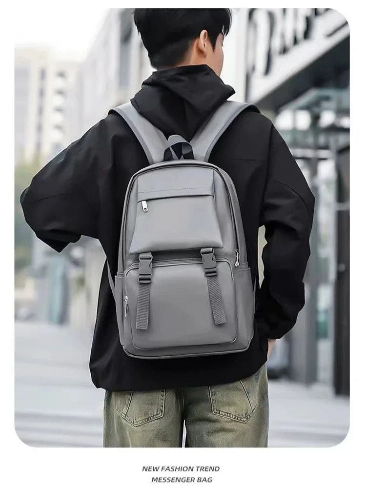 Schoolbag Backpack Waterproof Men's Computer Bag Large-capacity Travel Business Bag Leisure Simple Outdoor Sports Backpack.