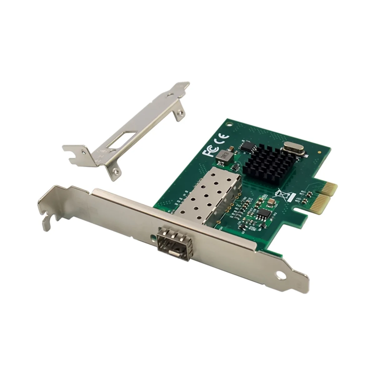 

PCIE X1 Gigabit Network Card PCI-Express Riser Card BCM5720 Single Optical Port Gigabit Fiber Server Network
