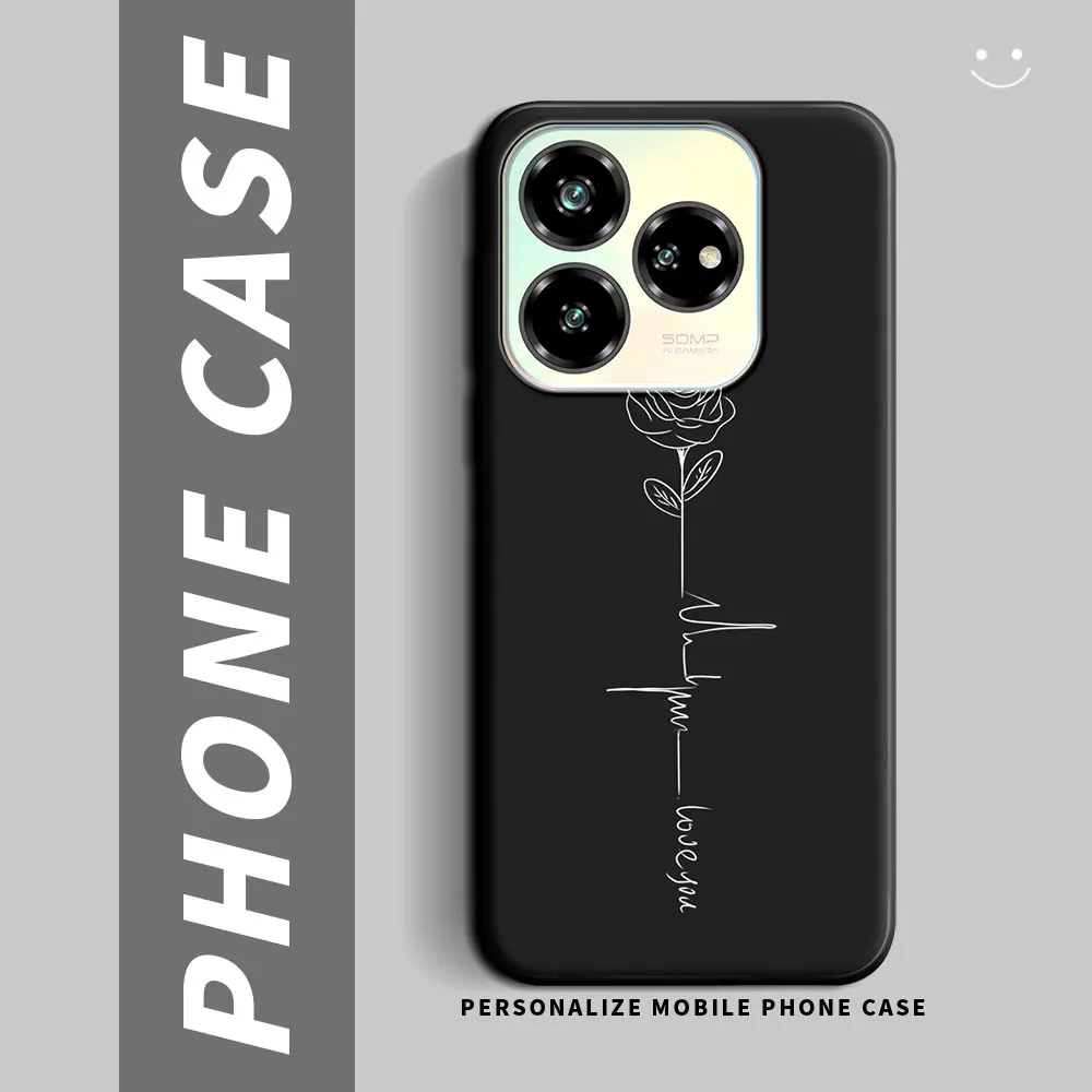 Shockproof Silicone Phone Case with Fashion Cartoon Design