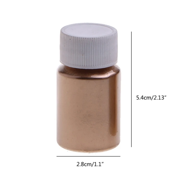 Y4QE 12Colors Metallic Pigment Powder Mica Powder Fine Resin Pigment Powder Resin Dye