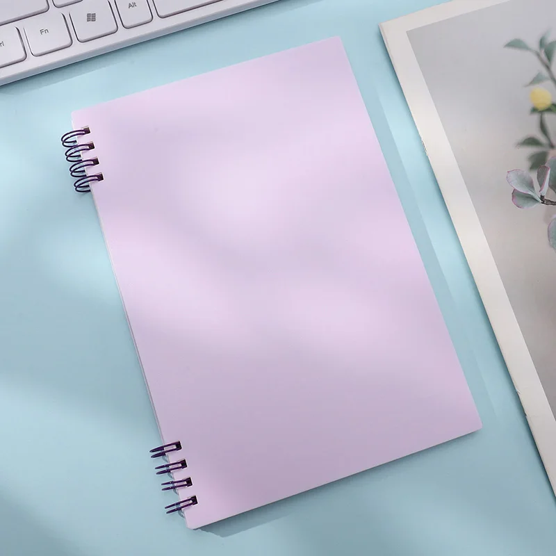 A5 Morandi Spiral Notebook coil Notepad Daily Weekly Agenda Planner Notebooks Stationery Office School Students Supplies