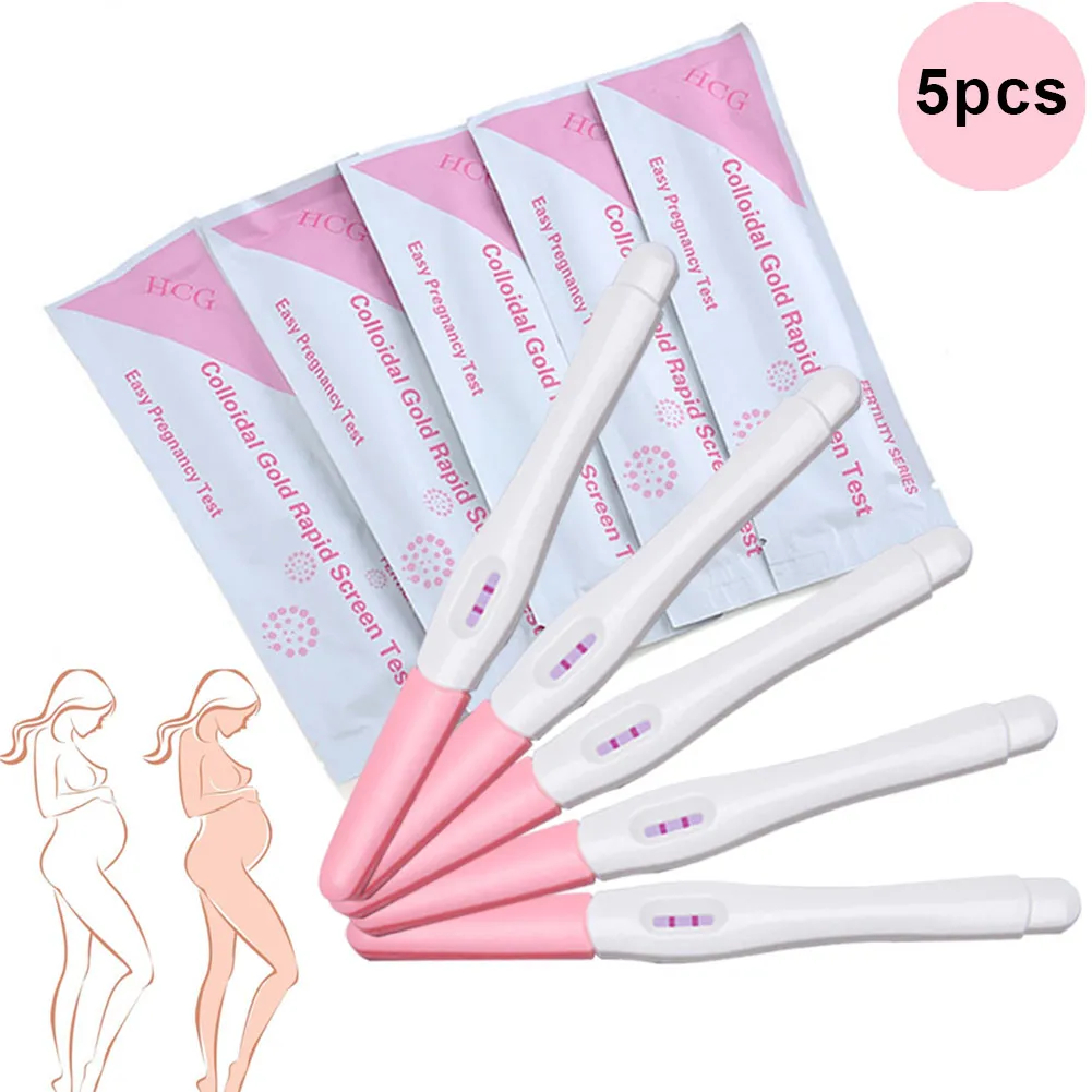 Early Pregnancy Test Strips HCG Household Test Pen One-Step Urine Measuring Kit Adult Women Rapid Result Testing Stick 10PCS