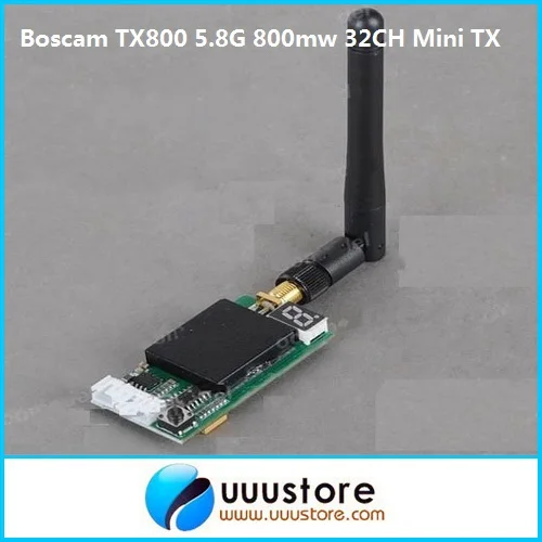 Boscam TX800 5 8G 8 ГГц 800 МВт 32-канальный AV сигнал беспроводной мини-модуль передатчика |