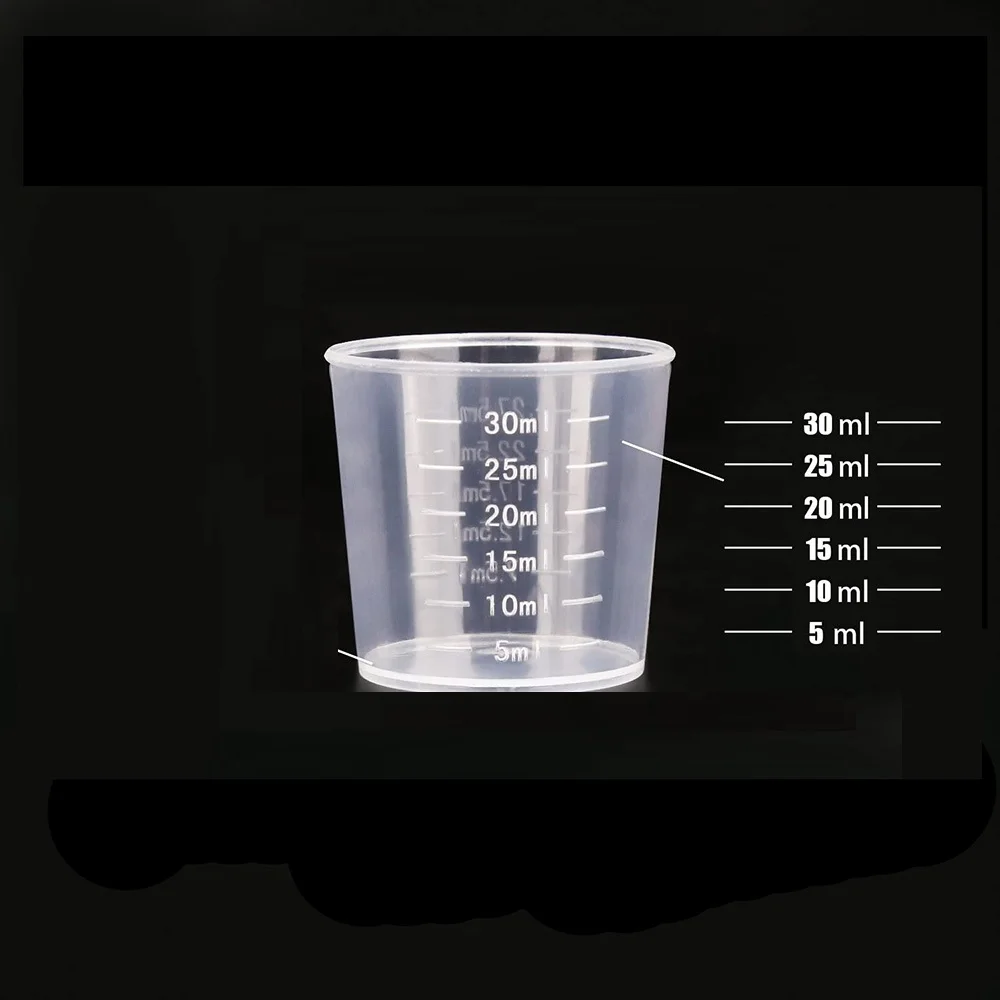 Plastic Cups Premium Clear Plastic Graduated Measuring Cup Pour Spout Without Handle Kitchen Tool Laboratory Measuring Cylinder