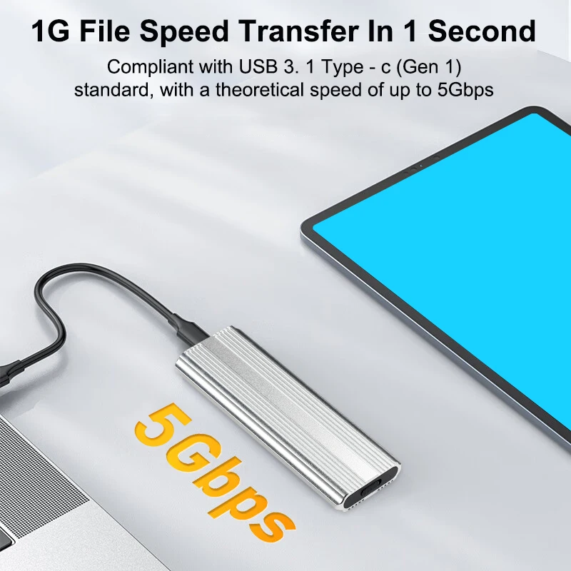 M.2 NGFF SATA SSD Ŭ USB 3.1 Gen 1 CŸ ϵ ũ ̽, M2 NGFF 2242 2260/2280  ʿ   SSD , 5Gbps