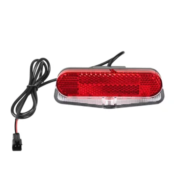 Fanale posteriore per bicicletta Spie di sicurezza per bici elettrica 12V - 60V Luce posteriore a LED con riflettore Freno Evidenzia connettore SM impermeabile