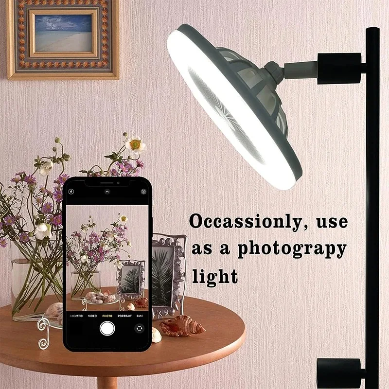 Ceiling Fan with Lighting Source, Remote Lamp, E27 Control, Bedroom, Living, Home, Luster, Silent, Ac85-265v Fan Light Ceiling