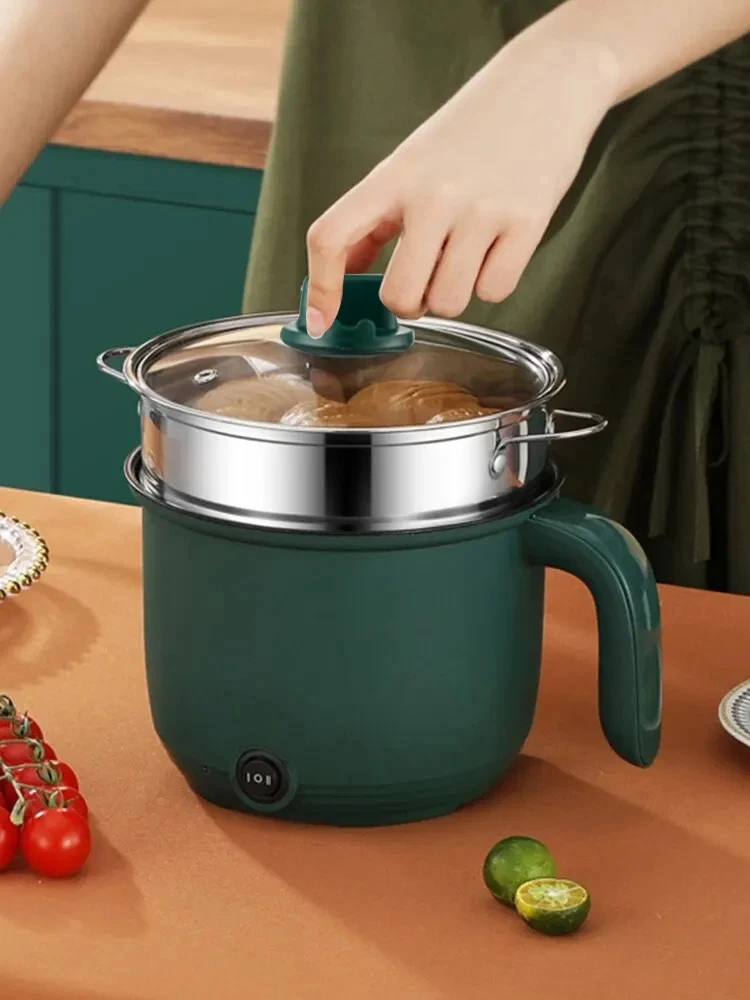 Rice Cooker 1.5L Mini Home Cooking Pot 1-2 People Multifunctional Electric Non Stick Single/Double HotPot steamer HomeAppliances