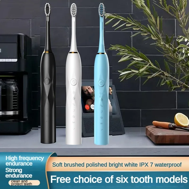 CoolSonicElectricToothbrushDiamondLaserEngravingFinishSoft