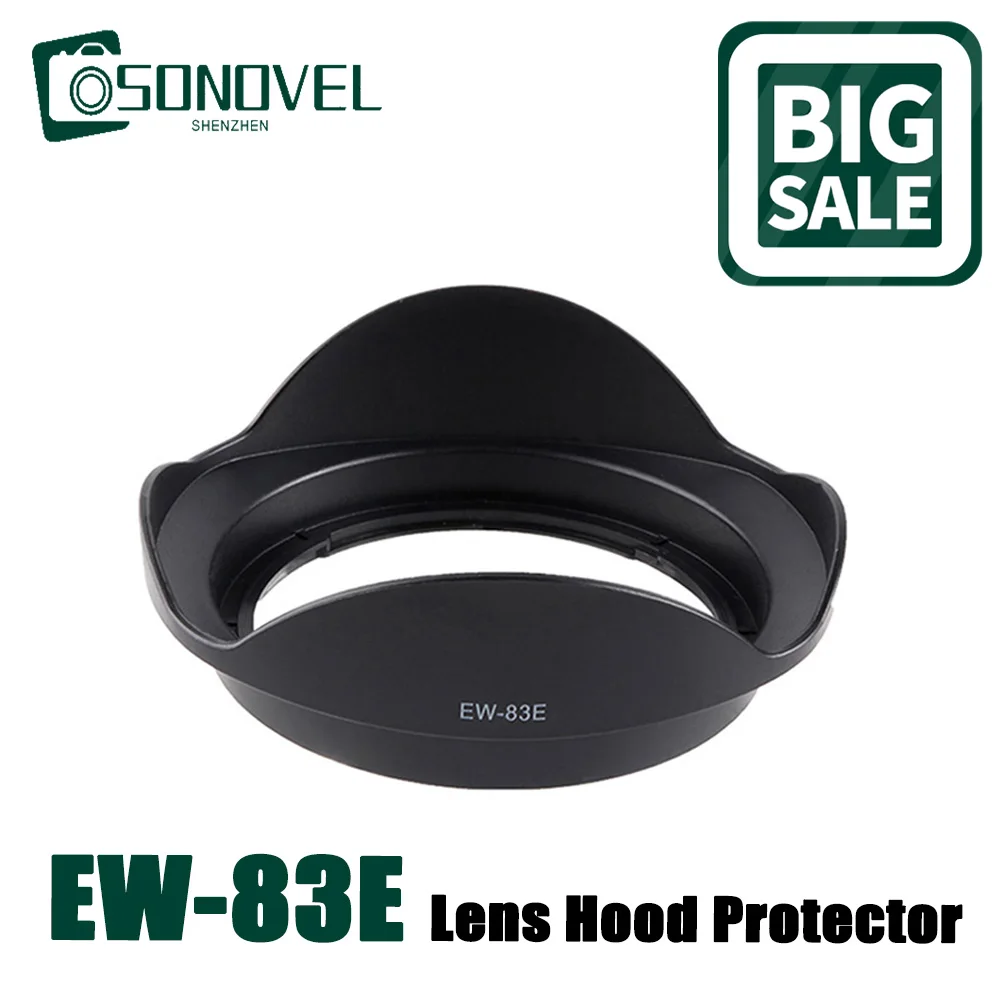 

EW-83E EW83E Flower Lens Hood Protector Bayonet For Canon EOS EF 16-35mm 17-40mm f/4L USM EF-S 10-22mm 77mm Camera Accessories