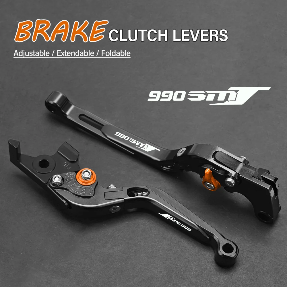 

FOR 990SMT 2009 2010 2011 2012 2013 990 SMT Motorcycle Hand Brake Clutch Adjustable Levers Handle Folding Extendable Lever grips