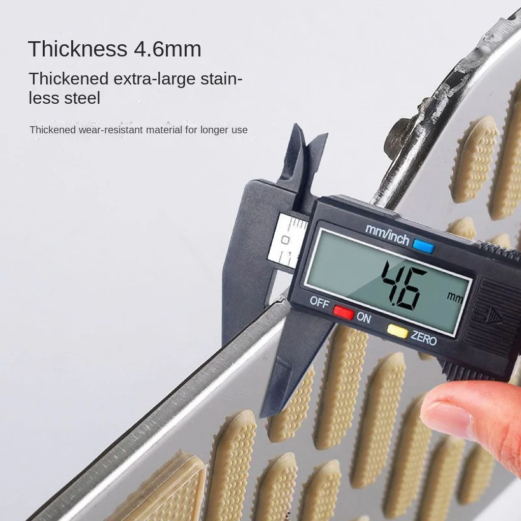 자동차 발 매트 내마모성 페달 스테인레스 스틸 두꺼운 발 보드 메인 운전실 보호 매트, 미끄럼 방지 수리 부품, 자동 액세스