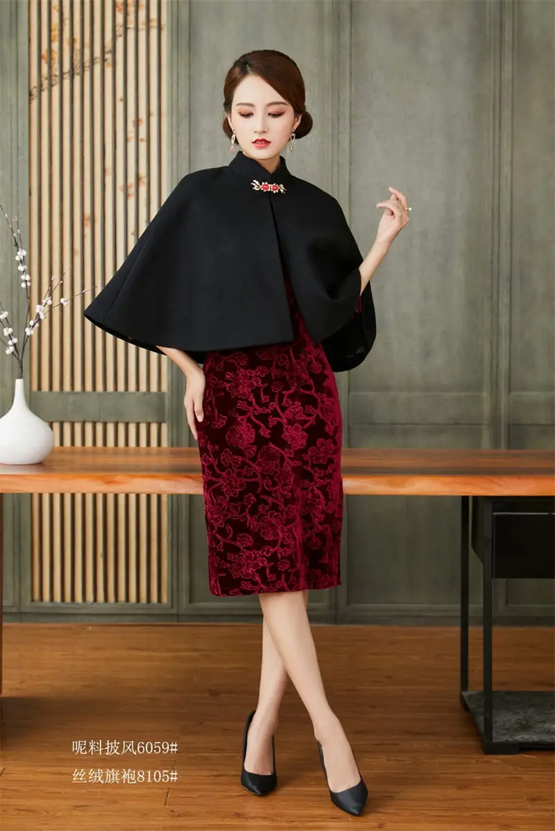 ������ �߱� Qipao ���� ������, ���ο� ���� ����� ����ǳ ���� ��Ÿ�� ���� ���� �񵵸� ž T1861, 2023