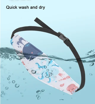 Baby Carseat Head Support Adjustable Infant Stroller Neck Relief Strap Pillow Fastening Belt Headrest Toddler Sleep Positioner 4